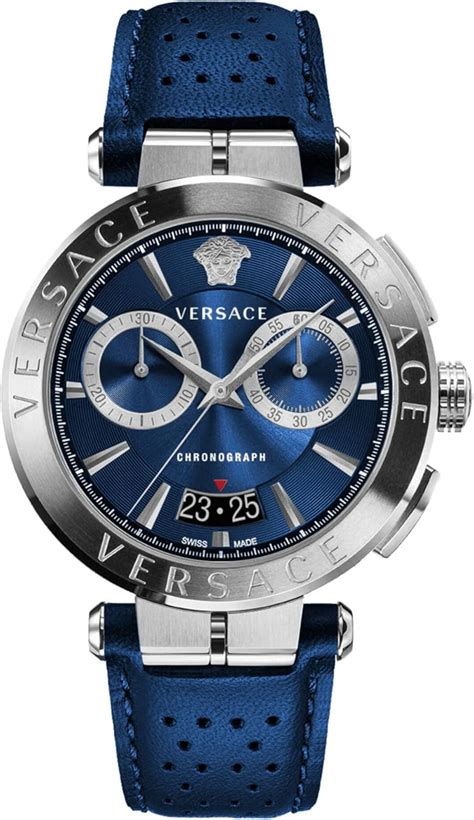 versace aion chronograph stainless steel men's watch|Versace Aion chronograph bracelet.